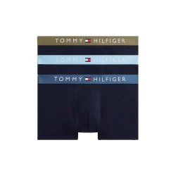Боксерки Tommy hilfiger UM0UM03908 Trunk boxers 3 units - Blue (Navy Blue / Util Olive / Chamb Blue / Aegean Sea) боксерки,мъжко,бельо,tommy,hilfiger,um0um03908,trunk,boxers,3,units,blue,(navy,blue,util,olive,chamb,blue,aegean,sea)