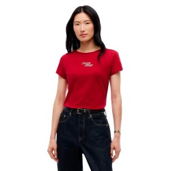 тениска,мъжки,тениски,дамски,тениски,tommy,hilfiger,ww0ww51608,short,sleeve,t,shirt,red,(raspberry,juice)