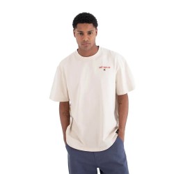 Тениска Hurley Built Fire Peace short sleeve T-shirt - White (Bone) тениска,мъжки,тениски,дамски,тениски,hurley,built,fire,peace,short,sleeve,t,shirt,white,(bone)