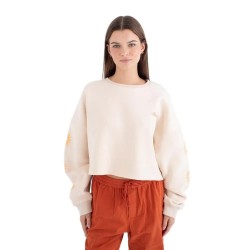 Блуза Hurley Island sweatshirt - Beige (Plains) блуза,дамски,блузи,hurley,island,sweatshirt,beige,(plains)