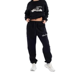 анцуг,мъжки,панталони,дамски,панталони,hurley,script,sweat,pants,black,(black)