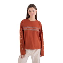 тениска,мъжки,тениски,дамски,тениски,hurley,wtseu00043,regular,fit,long,sleeve,t,shirt,orange,(ranger)