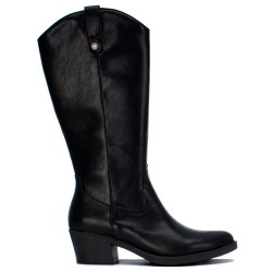 Обувки Refresh 17614701 heel boots - Black (Black) обувки,дамски,боти,мъжки,боти,refresh,17614701,heel,boots,black,(black)