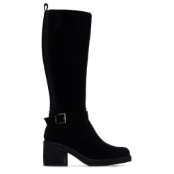 Обувки Refresh 17625001 heel boots - Black (Black) обувки,дамски,боти,мъжки,боти,refresh,17625001,heel,boots,black,(black)