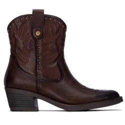 Xti 14619002 heel booties - Brown (Brown) дамски,боти,мъжки,боти,xti,14619002,heel,booties,brown,(brown)