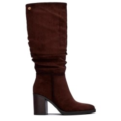 Обувки Xti 14652901 heel boots - Brown (Brown) обувки,дамски,боти,мъжки,боти,xti,14652901,heel,boots,brown,(brown)