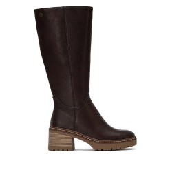 Обувки Xti 14336702 heel boots - Brown (Brown) обувки,дамски,боти,мъжки,боти,xti,14336702,heel,boots,brown,(brown)
