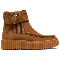 обувки,дамски,боти,мъжки,боти,clarks,shoes,torhill,buckle,booties,brown,(walnut,nubuck)