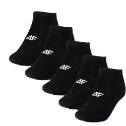 Чорапи 4F Cas f475 no show socks 5 pairs - Black (Deep Black) чорапи,мъжки,чорапи,дамски,чорапи,4f,cas,f475,no,show,socks,5,pairs,black,(deep,black)
