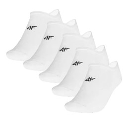 Чорапи 4F Cas f475 no show socks 5 pairs - White (White) чорапи,мъжки,чорапи,дамски,чорапи,4f,cas,f475,no,show,socks,5,pairs,white,(white)