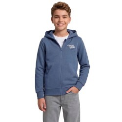 Блуза Jj rebel Felix full zip sweatshirt - Blue (Vintage Indigo) блуза,детски,блузи,jj,rebel,felix,full,zip,sweatshirt,blue,(vintage,indigo)