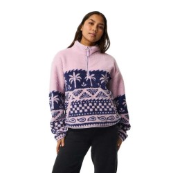 Блуза Rip curl Bossa Nova Polar half zip sweater - Pink (Lilac) блуза,мъжки,пуловери,дамски,пуловери,rip,curl,bossa,nova,polar,half,zip,sweater,pink,(lilac)