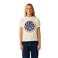Тениска Rip curl Wettie Ringer short sleeve T-shirt - Yellow (Soft Yellow) тениска,мъжки,тениски,дамски,тениски,rip,curl,wettie,ringer,short,sleeve,t,shirt,yellow,(soft,yellow)