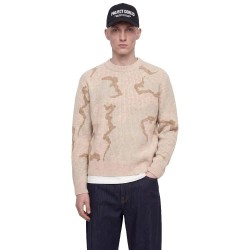 Блуза Jj rebel Gravity sweater - Beige (Simply Taupe / Detail Slate Green / Cacao Nips) блуза,мъжки,пуловери,дамски,пуловери,jj,rebel,gravity,sweater,beige,(simply,taupe,detail,slate,green,cacao,nips)