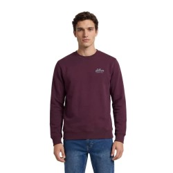 Блуза Silbon Varsity Club sweatshirt - Purple (Burgundy) блуза,мъжки,пуловери,silbon,varsity,club,sweatshirt,purple,(burgundy)
