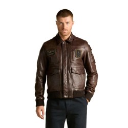 Яке Aeronautica militare 262PN0846U100839 jacket - Brown (Brown) яке,мъжки,якета,дамски,якета,и,палта,aeronautica,militare,262pn0846u100839,jacket,brown,(brown)