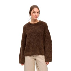 блуза,мъжки,пуловери,дамски,пуловери,vila,harry,sweater,brown,(carafe,detail,melange)