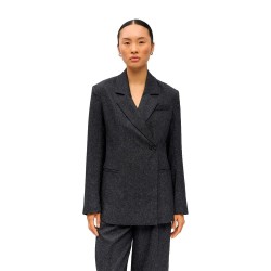 Сако Vila Sanja blazer - Black (Black / Detail Melange) сако,дамски,сака,vila,sanja,blazer,black,(black,detail,melange)