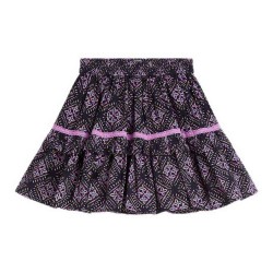 Пола Scotch & soda 183437 short skirt - Purple (Soft Geo African Violet) пола,детски,поли,и,рокли,scotch,&,soda,183437,short,skirt,purple,(soft,geo,african,violet)