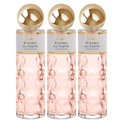 Saphir Kisses 200ml eau de parfum 3 units - Pink (Pink) дамски,парфюми,saphir,kisses,200ml,eau,de,parfum,3,units,pink,(pink)