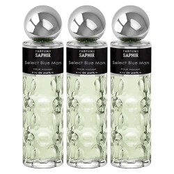 Saphir Man Select Blue 200ml eau de parfum 3 units - Clear (Green) мъжки,парфюми,saphir,man,select,blue,200ml,eau,de,parfum,3,units,clear,(green)