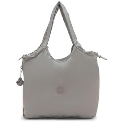 Чанта Kipling Assie L 25L tote bag - Grey (Entirely Grey) чанта,всички,чанти,kipling,assie,l,25l,tote,bag,grey,(entirely,grey)