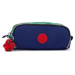 Kipling Gitroy pencil case - Blue (Escape Blue Block) ученически,принадлежности,kipling,gitroy,pencil,case,blue,(escape,blue,block)