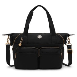 чанта,всички,чанти,kipling,new,art,duo,pocket,16l,tote,bag,black,(blush,gold,black)