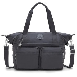 Чанта Kipling New Art Duo Pocket 16L tote bag - Black (Moonlit Slate) чанта,всички,чанти,kipling,new,art,duo,pocket,16l,tote,bag,black,(moonlit,slate)