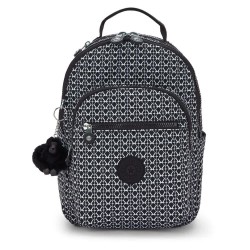 Раница Kipling Seoul S 14L Woman Backpack - Grey (Signature Print) раница,раници,kipling,seoul,s,14l,woman,backpack,grey,(signature,print)