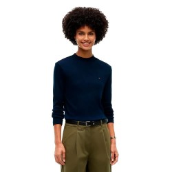 Тениска Tommy hilfiger Cody Slim Fit long sleeve high neck T-shirt - Blue (Dark Night Navy) тениска,мъжки,тениски,дамски,тениски,tommy,hilfiger,cody,slim,fit,long,sleeve,high,neck,t,shirt,blue,(dark,night,navy)