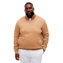 блуза,мъжки,пуловери,tommy,hilfiger,mw0mw45700,half,zip,sweatshirt,brown,(safari,canvas)