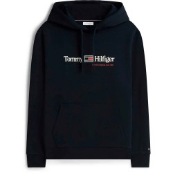 Суичър Tommy hilfiger MW0MW45703 hoodie - Blue (Navy Blue / Navy Blue) суичър,мъжки,пуловери,tommy,hilfiger,mw0mw45703,hoodie,blue,(navy,blue,navy,blue)