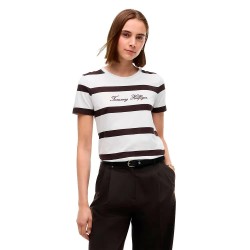 тениска,мъжки,тениски,дамски,тениски,tommy,hilfiger,script,regular,fit,plus,size,short,sleeve,t,shirt,white,(fine,stp,calico,fireworks)