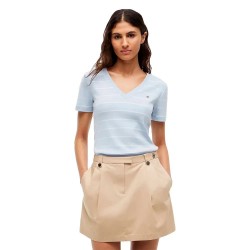 тениска,мъжки,тениски,дамски,тениски,tommy,hilfiger,slim,cody,short,sleeve,v,neck,t,shirt,blue,(fine,stp,breezy,blue,ecru)