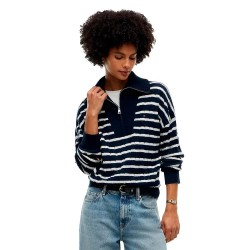 блуза,мъжки,пуловери,дамски,пуловери,tommy,hilfiger,ww0ww46425,half,zip,sweater,blue,(stripe,ivory,petal,dark,blue)