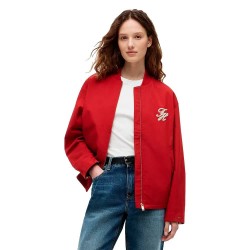 Яке Tommy hilfiger WW0WW49846 bomber jacket - Red (Dark Magma) яке,мъжки,якета,дамски,якета,и,палта,tommy,hilfiger,ww0ww49846,bomber,jacket,red,(dark,magma)