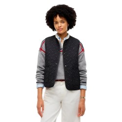 Елек Tommy hilfiger WW0WW51574 vest - Black (Black) елек,дамски,жилетки,tommy,hilfiger,ww0ww51574,vest,black,(black)