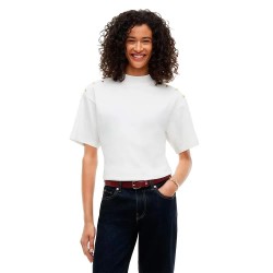 Тениска Tommy hilfiger WW0WW52382 long sleeve T-shirt - White (Ecru) тениска,мъжки,тениски,дамски,тениски,tommy,hilfiger,ww0ww52382,long,sleeve,t,shirt,white,(ecru)