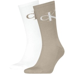 Чорапи Calvin klein 701228802 crew socks 2 pairs - Multicolor (Beige) чорапи,мъжки,чорапи,дамски,чорапи,calvin,klein,701228802,crew,socks,2,pairs,multicolor,(beige)