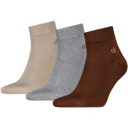 Чорапи Calvin klein 701234209 socks 3 pairs - Multicolor (Brown) чорапи,мъжки,чорапи,дамски,чорапи,calvin,klein,701234209,socks,3,pairs,multicolor,(brown)