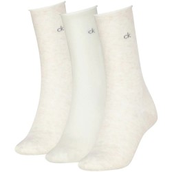 Чорапи Calvin klein 701234368 socks 3 pairs - Beige (Light Beige Melange) чорапи,мъжки,чорапи,дамски,чорапи,calvin,klein,701234368,socks,3,pairs,beige,(light,beige,melange)