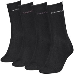 Чорапи Calvin klein 701241213 socks 4 pairs - Black (Black) чорапи,мъжки,чорапи,дамски,чорапи,calvin,klein,701241213,socks,4,pairs,black,(black)