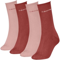 Чорапи Calvin klein 701241213 socks 4 pairs - Multicolor (Rust Red) чорапи,мъжки,чорапи,дамски,чорапи,calvin,klein,701241213,socks,4,pairs,multicolor,(rust,red)