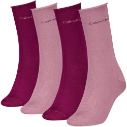 Чорапи Calvin klein 701241213 socks 4 pairs - Multicolor (Vintage Plum) чорапи,мъжки,чорапи,дамски,чорапи,calvin,klein,701241213,socks,4,pairs,multicolor,(vintage,plum)