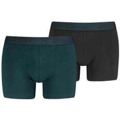 Боксерки Levi´s ® 701238010 boxers 2 units - Green / Black (Green / Black Combo) боксерки,мъжко,бельо,levi´s,®,701238010,boxers,2,units,green,black,(green,black,combo)