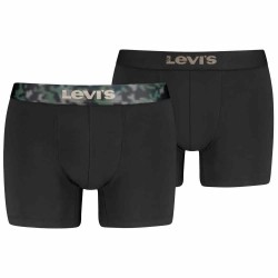 Боксерки Levi´s ® 701241922 Brief boxers 2 units - Black (Black / Green) боксерки,мъжко,бельо,levi´s,®,701241922,brief,boxers,2,units,black,(black,green)