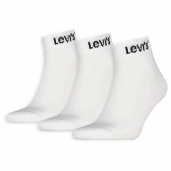 Чорапи Levi´s ® Mid Cut Orange Tab short socks 3 pairs - White (White) чорапи,мъжки,чорапи,дамски,чорапи,levi´s,®,mid,cut,orange,tab,short,socks,3,pairs,white,(white)