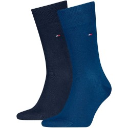 Чорапи Tommy hilfiger Classic socks 2 pairs - Blue (Ocean Blue) чорапи,мъжки,чорапи,дамски,чорапи,tommy,hilfiger,classic,socks,2,pairs,blue,(ocean,blue)