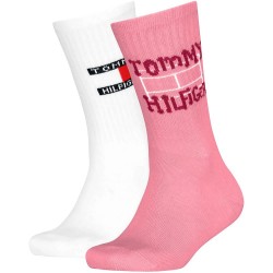 Чорапи Tommy hilfiger Graffiti Flag crew socks 2 pairs - Multicolor (Pink) чорапи,мъжки,чорапи,дамски,чорапи,tommy,hilfiger,graffiti,flag,crew,socks,2,pairs,multicolor,(pink)
